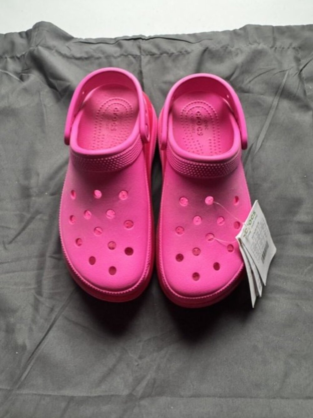 Crocs Mega Crush Clog Pink 2024 Iconic Croc Men Size 4 Women Size 6 - Picture 3 of 5